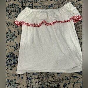 JCrew size xs flutter sleeve top